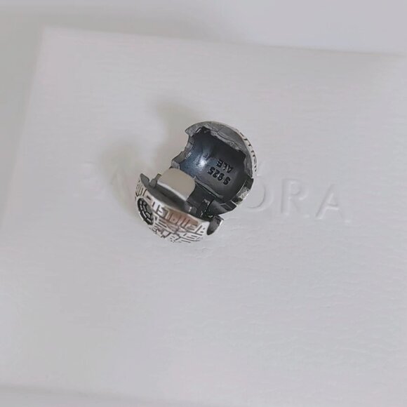 Pandora Star Wars Death Star Clip Charm S925 Sterling Silver with box - Picture 4 of 9